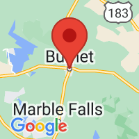 Map of Burnet, TX US